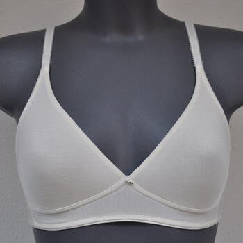 EVA SILK Ivory wireless Bralette