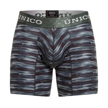 MUNDO UNICO MEDIO LIENZO Green Print  Micro Boxershort