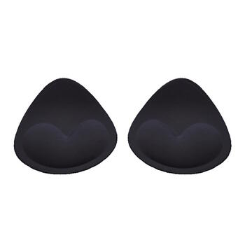 LINGADORE TRIANGLE BRA/ BIKINI PUSH UP INSERT Black  (AC018)