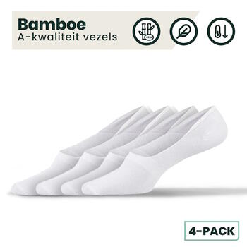 BAMBOOSA JOSHUA Footies Wit 4 pack