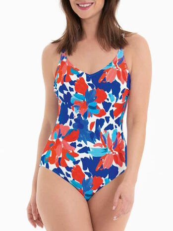 ROSA FAIA BEACH EMIKO Badpak Blauw/rood Print 