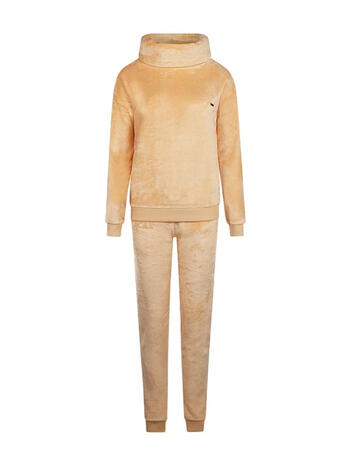 Charlie Choe Homewear Set Camel Velours