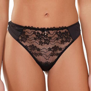 LingaDore Depths of black lingerie string