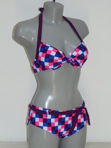 Shiwi Checkered blauw bikini set