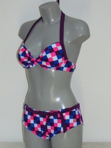 Shiwi Checkered blauw bikini set