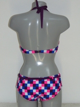 Shiwi Checkered blauw bikini set