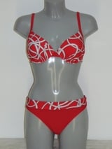 Nickey Nobel Ship Rope rood/print bikini set