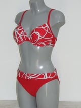 Nickey Nobel Ship Rope rood/print bikini set