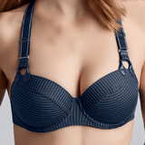 Marlies Dekkers Gloria marine blauw/wit voorgevormde bh