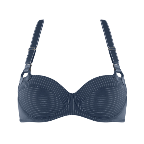 Marlies Dekkers Gloria marine blauw/wit voorgevormde bh