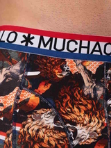 Muchachomalo Dutch Lion oranje/print boxershort