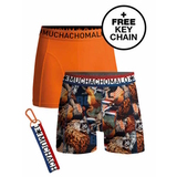 Muchachomalo Dutch Lion oranje/print boxershort