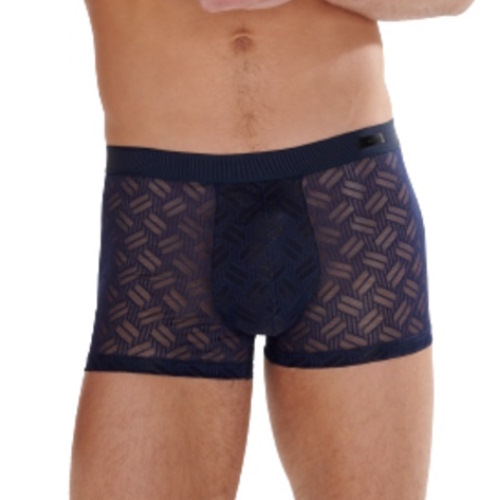 HOM Robbie marine blauw sport trunk