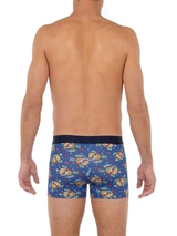 HOM Big Bisous blauw/print modal boxershort