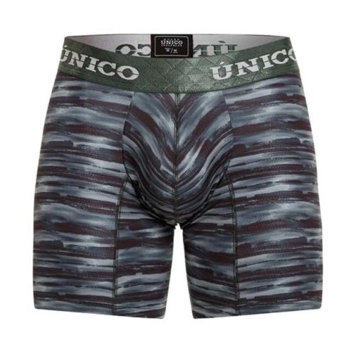 Mundo Unico Lienzo groen/print sport boxer