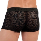 HOM Free Cut Lace  zwart sport trunk