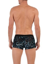 HOM Leopard zwart/blauw sport trunk