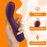 PureVibe Orgazmik paars g-spot vibrator