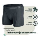 Bamboosa Lewis antraciet bamboe boxershort