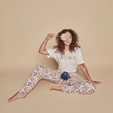 Charlie Choe Bright Days pastel/print pyjama