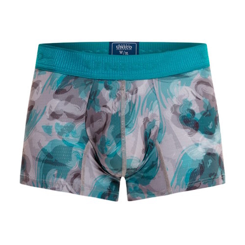 Mundo Unico Colada turquoise/print sport trunk