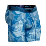 Mundo Unico Escantillon blauw/print sport boxer