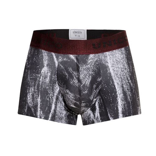 Mundo Unico Leno grijs/print sport trunk