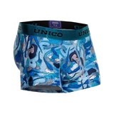 Mundo Unico Atlantida blauw/print sport trunk