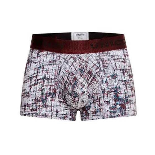 Mundo Unico Tafetan bordeaux sport trunk