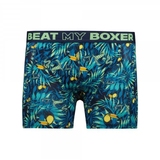 Beat My Boxer Toucan Jungle blauw/print boxershort