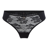 LingaDore Depths of black lingerie zwart string