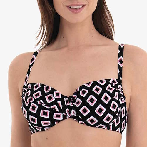 Anita Badmode Aurora zwart/print bikini set