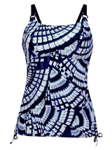 Anita Badmode Kimba blauw/print prothese badmode