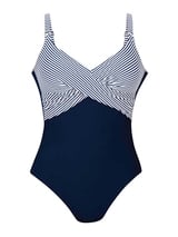 Anita Badmode Noy blauw/wit badpak