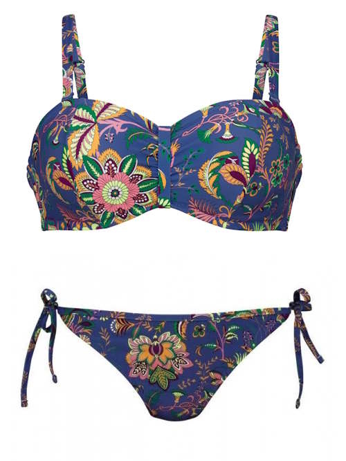 Rosa Faia Badmode Ella paars/print bikini set