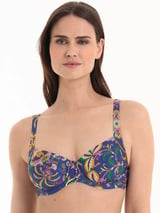 Rosa Faia Badmode Sibel paars/print bikini set