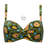 Marlies Dekkers Badmode Bellini groen/print voorgevormde bikinitop