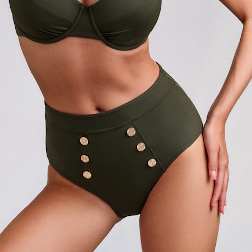 Marlies Dekkers Badmode Royal Navy khaki bikini broekje