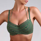 Marlies Dekkers Badmode Holi Vintage groen/print soft-cup bikinitop