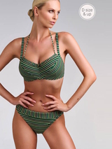 Marlies Dekkers Badmode Holi Vintage groen/print soft-cup bikinitop