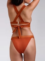 Marlies Dekkers Badmode Cache Coeur oranje voorgevormde bikinitop