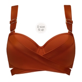 Marlies Dekkers Badmode Cache Coeur oranje voorgevormde bikinitop