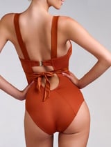 Marlies Dekkers Badmode Cache Coeur oranje badpak