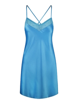 LingaDore Night Bonny Blue blauw slipdress