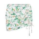 LingaDore Beach Tropical Botanic wit/print rok