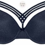 Marlies Dekkers Dame de Paris marine blauw voorgevormde bh