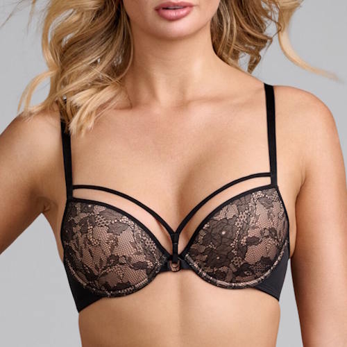 Marlies Dekkers Space Odyssey zwart/powder push up bh