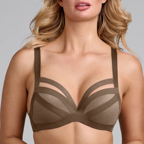 Marlies Dekkers Wing Power goud glitter push up bh