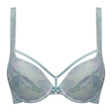 Marlies Dekkers Mariposa blauw/print push up bh