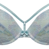 Marlies Dekkers Mariposa blauw/print push up bh